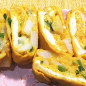 長芋と小葱の卵焼き